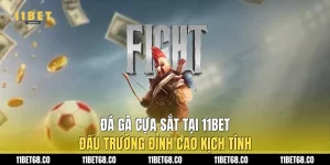 Đá Gà Cựa Sắt Tại 11Bet: Đấu Trường Đỉnh Cao Kịch Tính