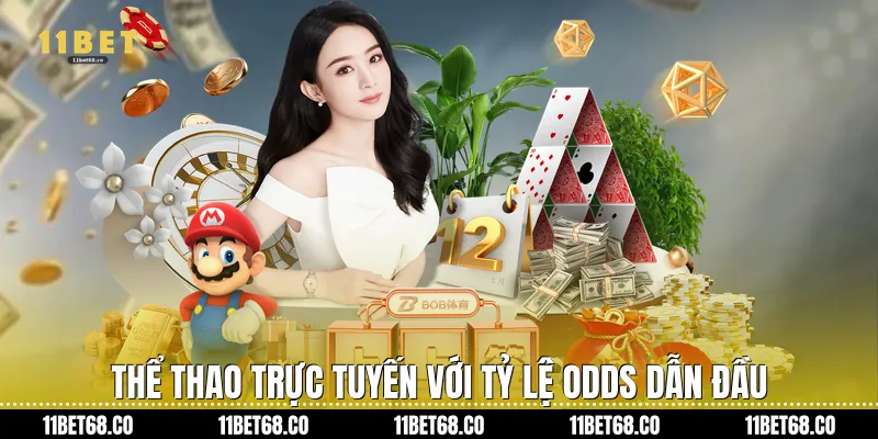 Thể thao trực tuyến với tỷ lệ dẫn đầu